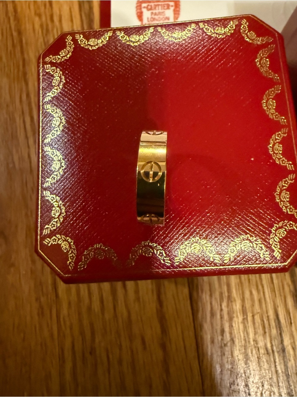 Authentic❗️ Cartier classic Love ring